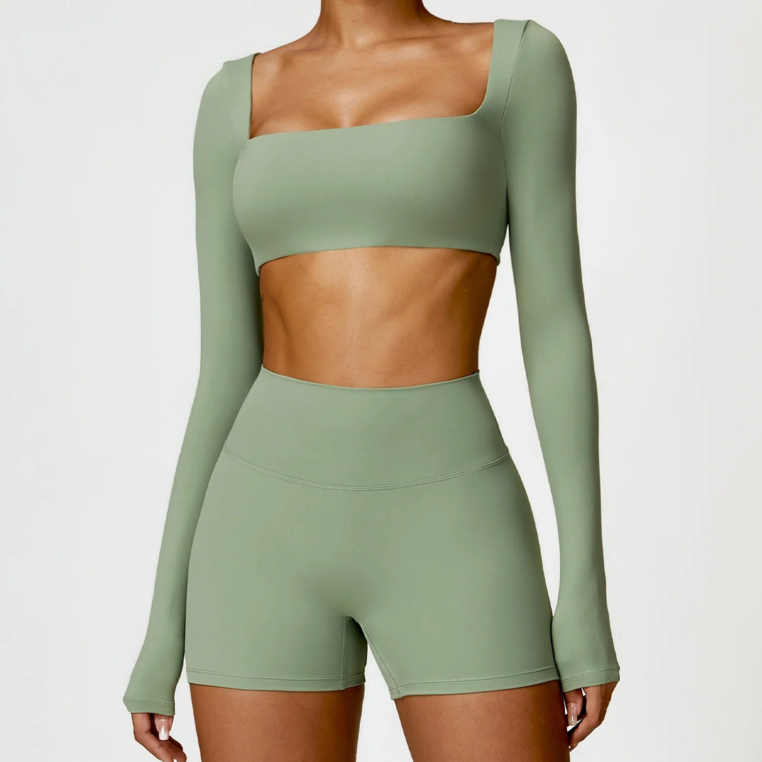 Fitted Long Sleeve Activewear Tee for Women'S Exercise