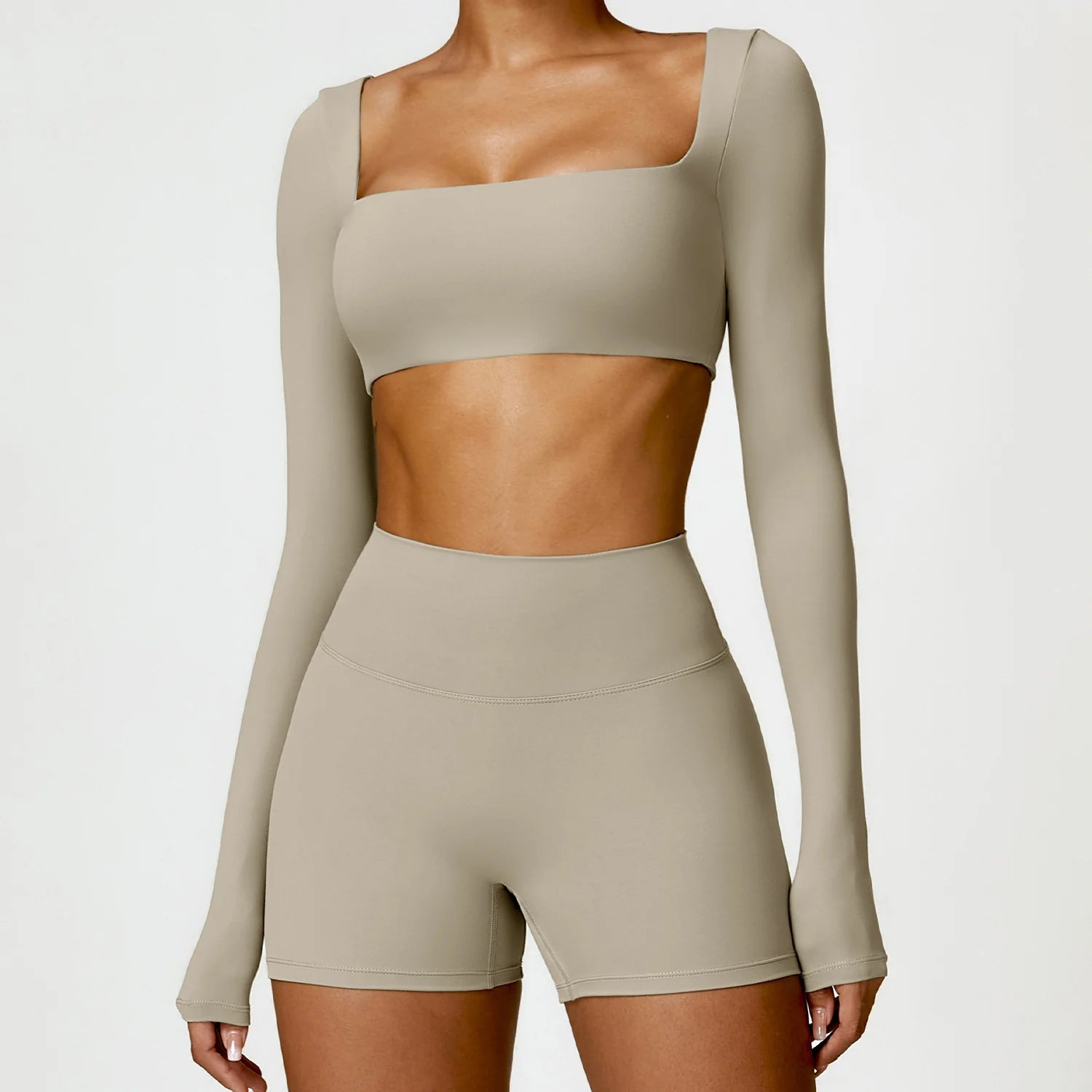 Fitted Long Sleeve Activewear Tee for Women'S Exercise