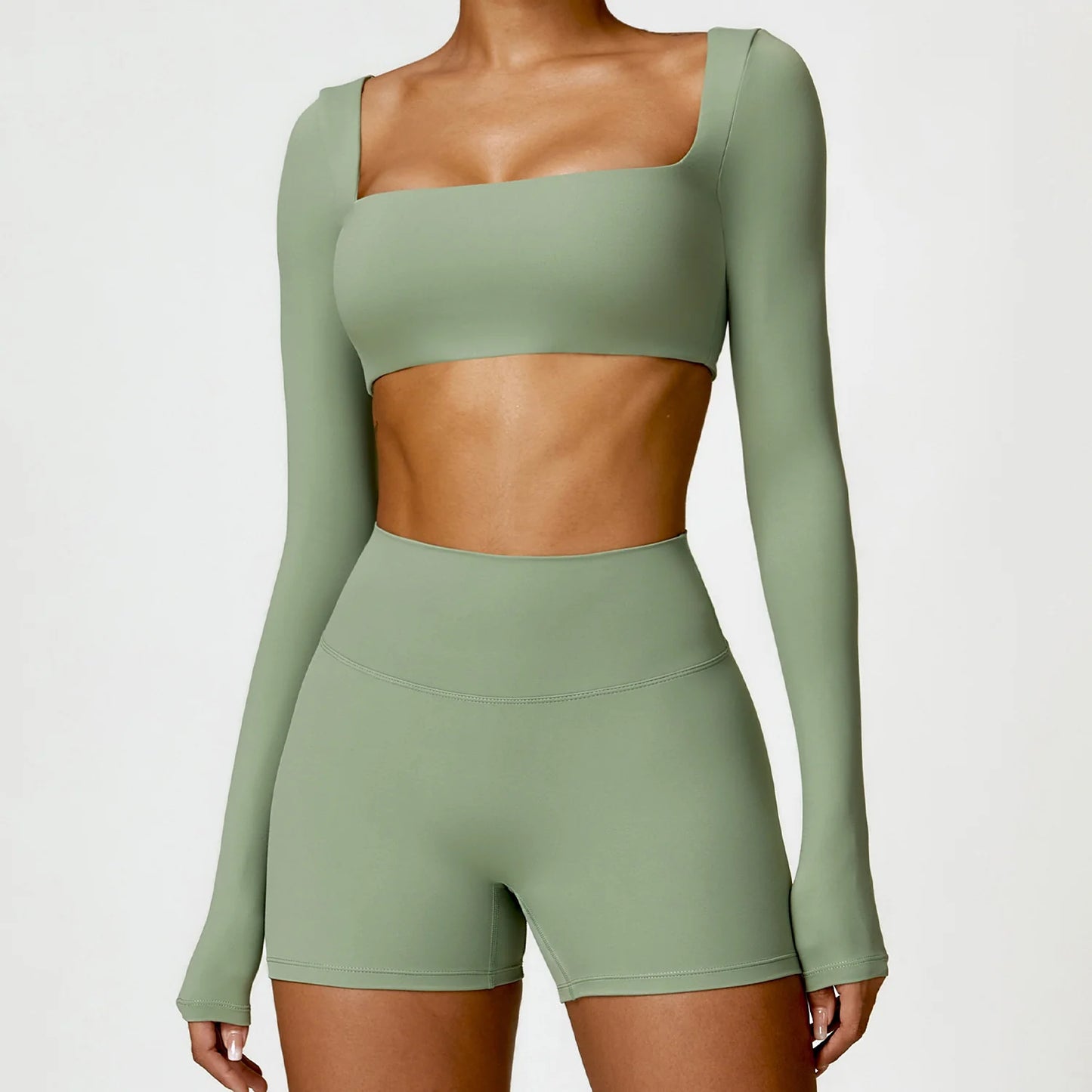 Fitted Long Sleeve Activewear Tee for Women'S Exercise
